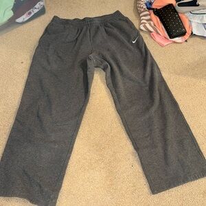 Gray Nike sweatpants